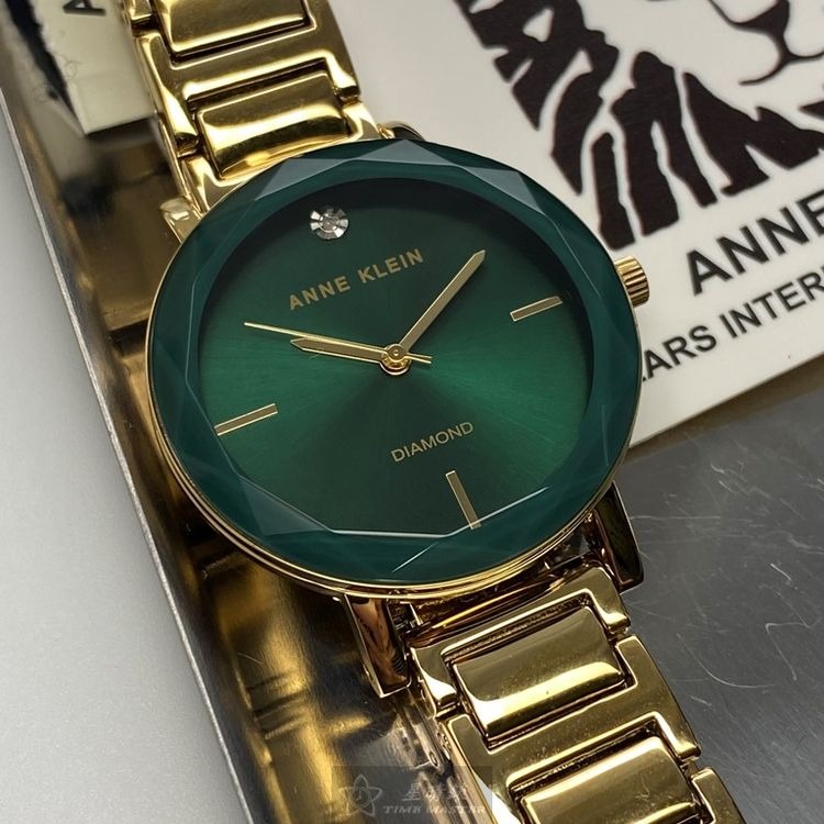 AnneKlein手錶,編號AN00361,26mm金色錶殼,金色錶帶款◉20A004